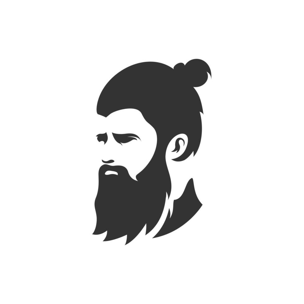 man mascot logo vector