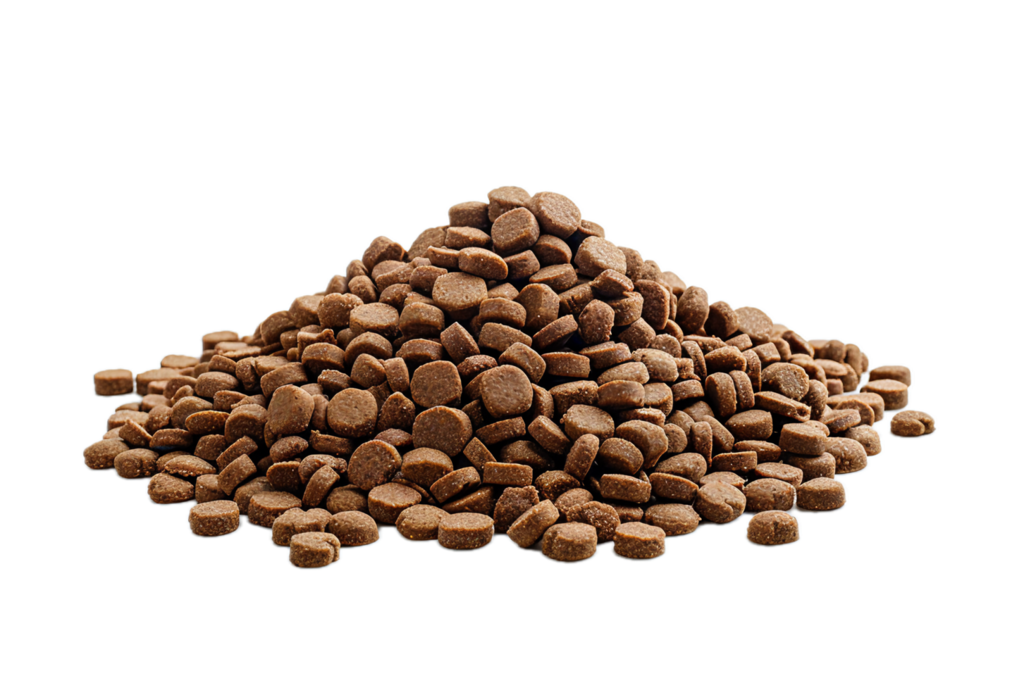 AI generated Pile of Dry Dog Food Kibble png