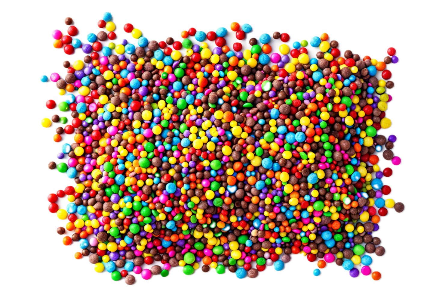 AI generated Colorful Pile of Assorted Candy png