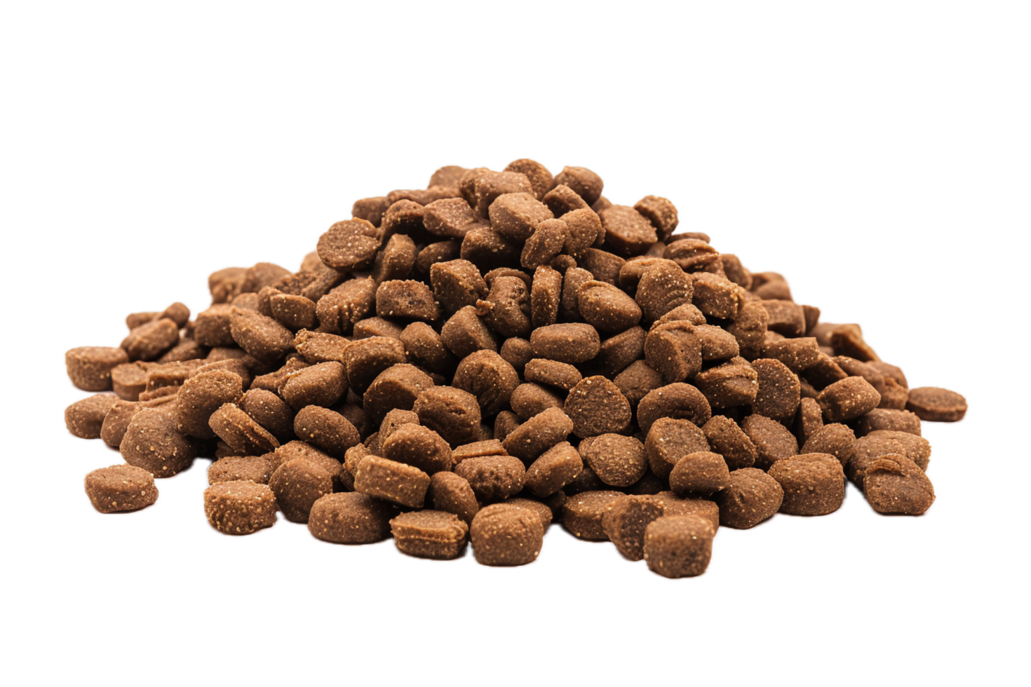 AI generated Pile of Dry Dog Food Kibble png