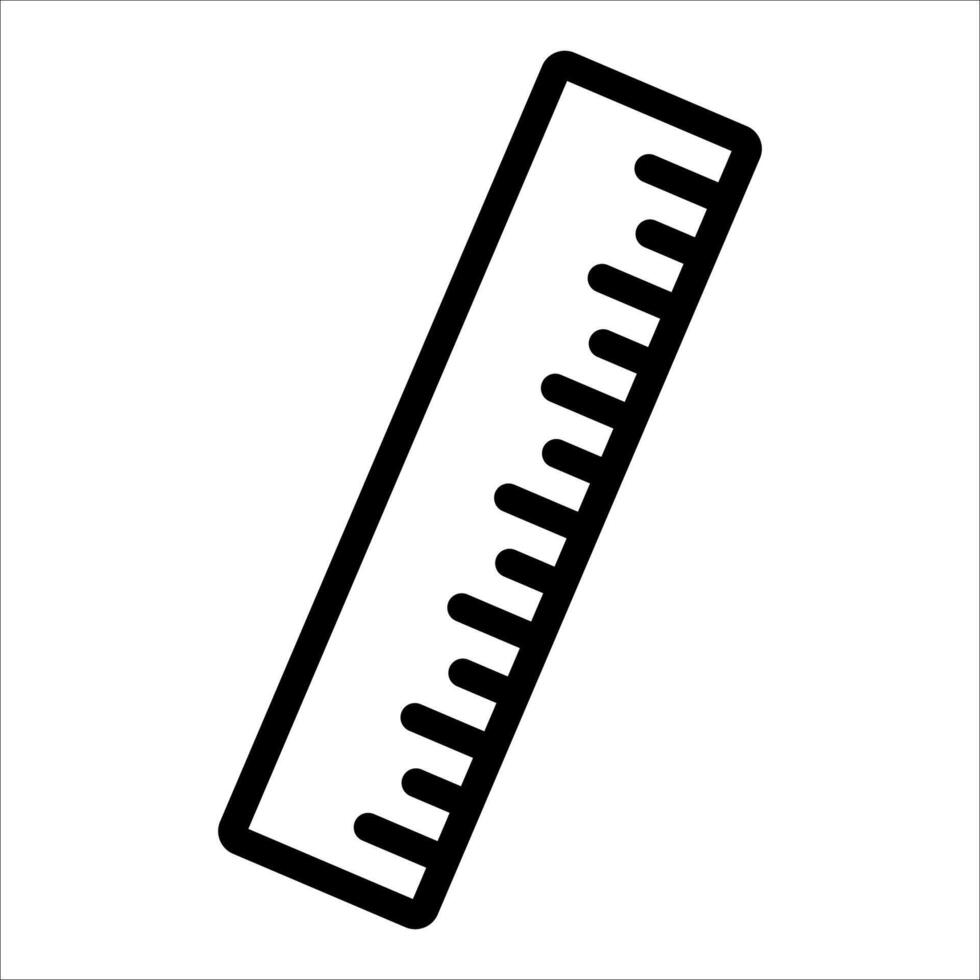 ruler, measuring instrument icon vector illustration symbol