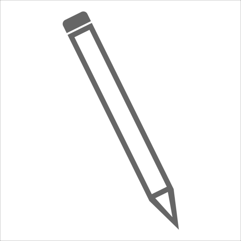 lápiz icono vector ilustración símbolo