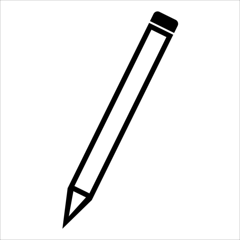 pencil icon vector illustration symbol