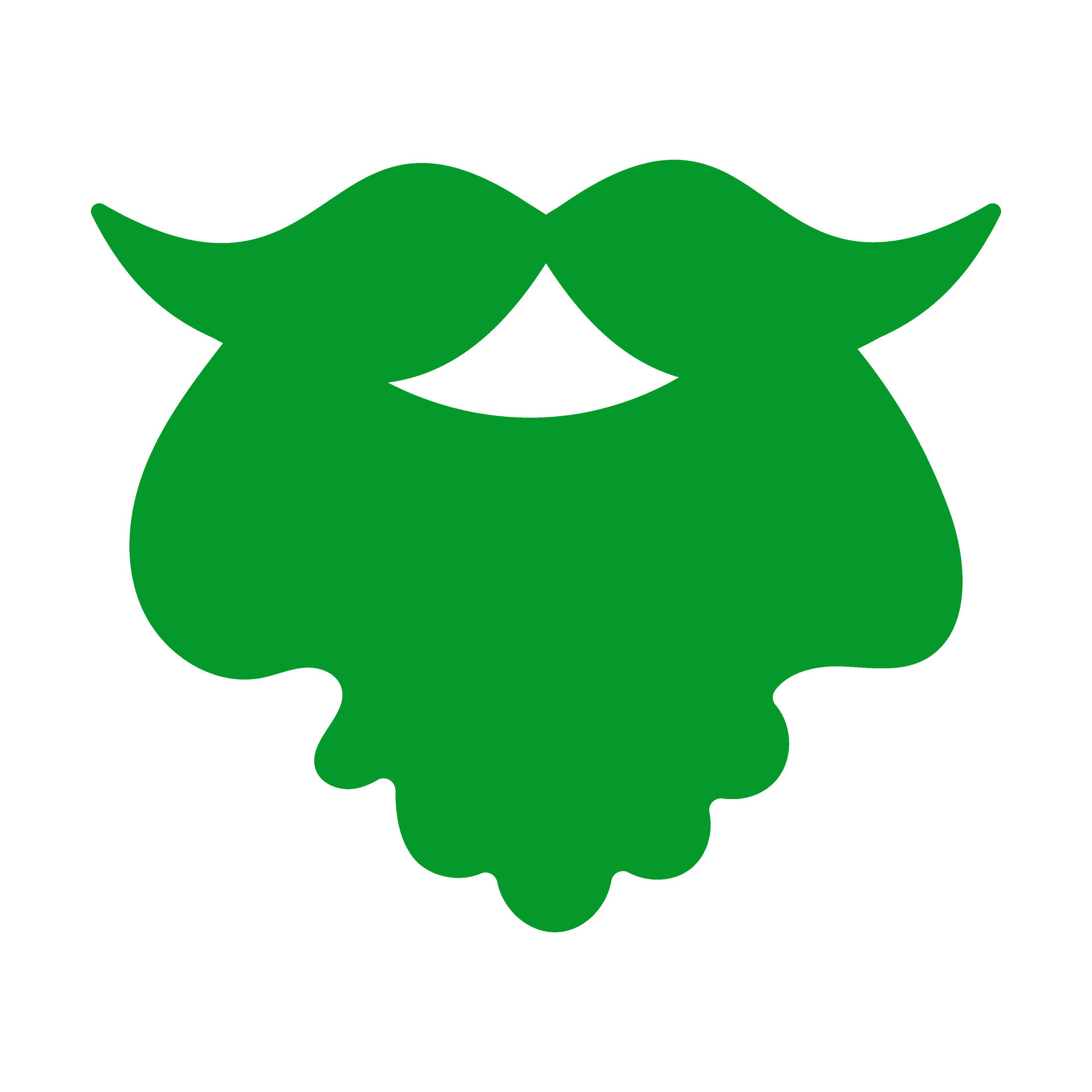 Vector illustration green beard for St. Patricks Day 41048478 Vector
