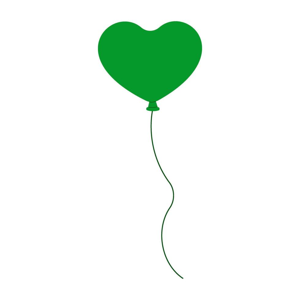 heart shaped balloon vector
