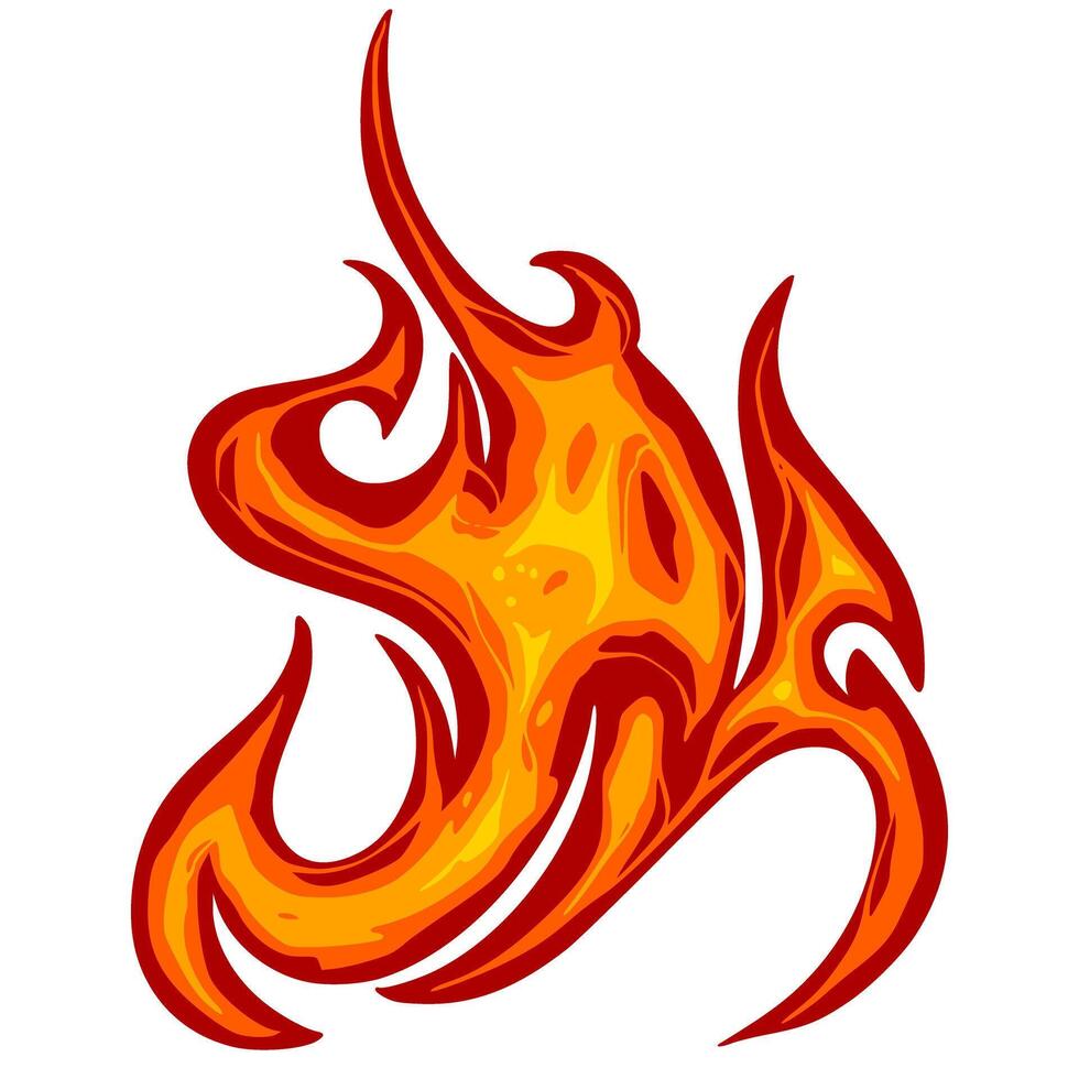 Fire flames Element Vector