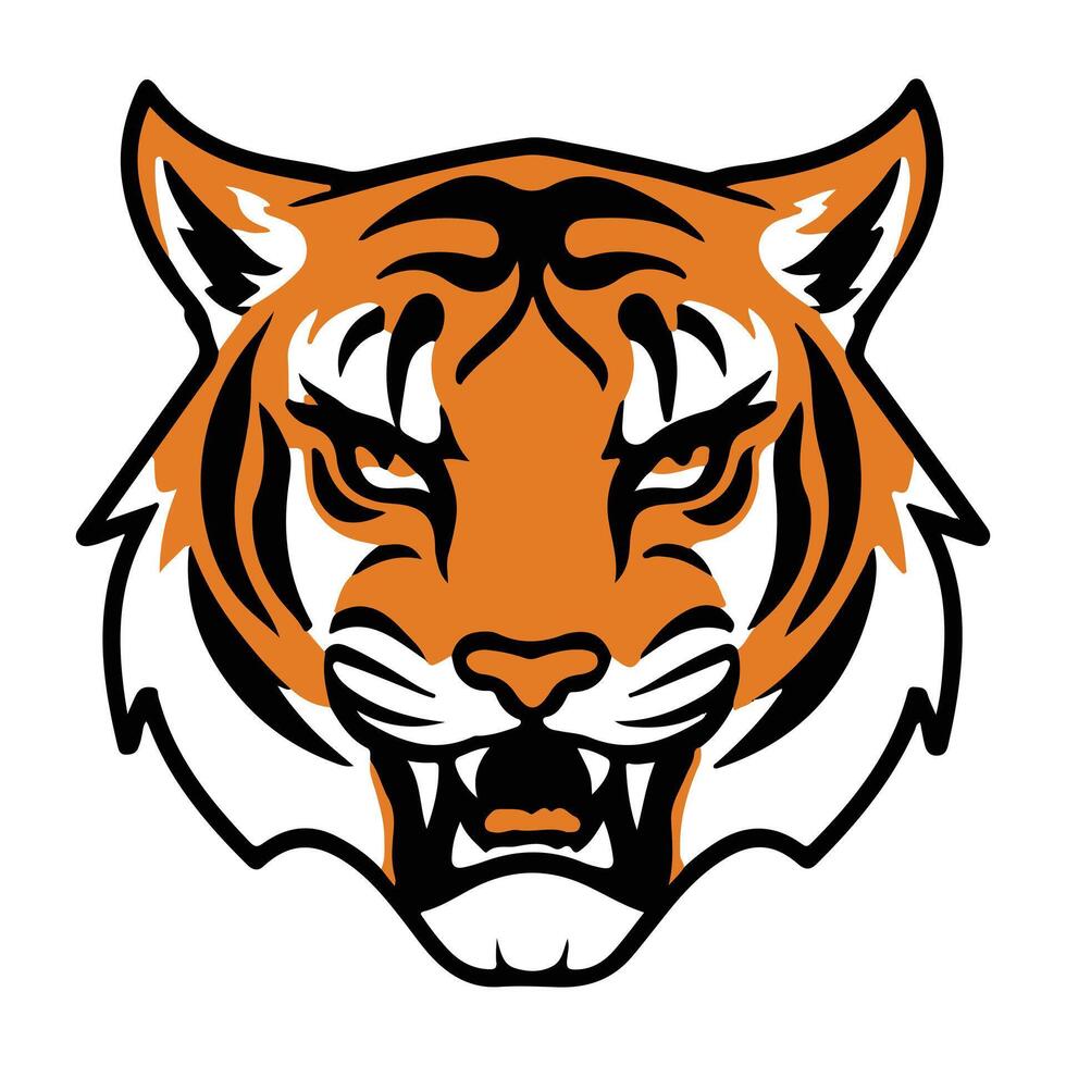 Tigre gratis vector imagen