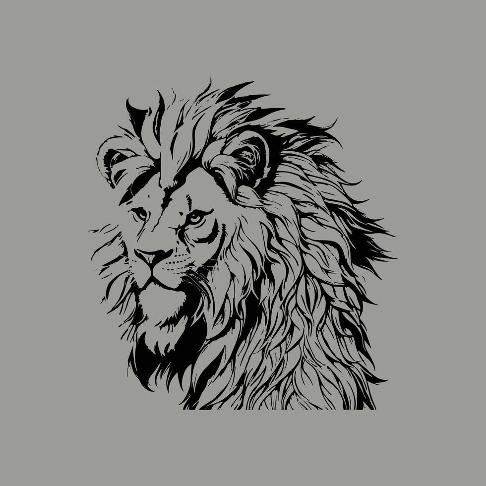 lion vector free design silhouette