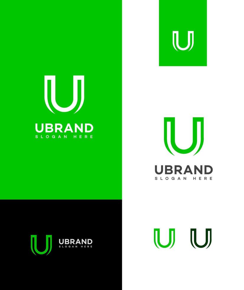 U Letter Logo Icon Brand Identity Sign Symbol Template vector