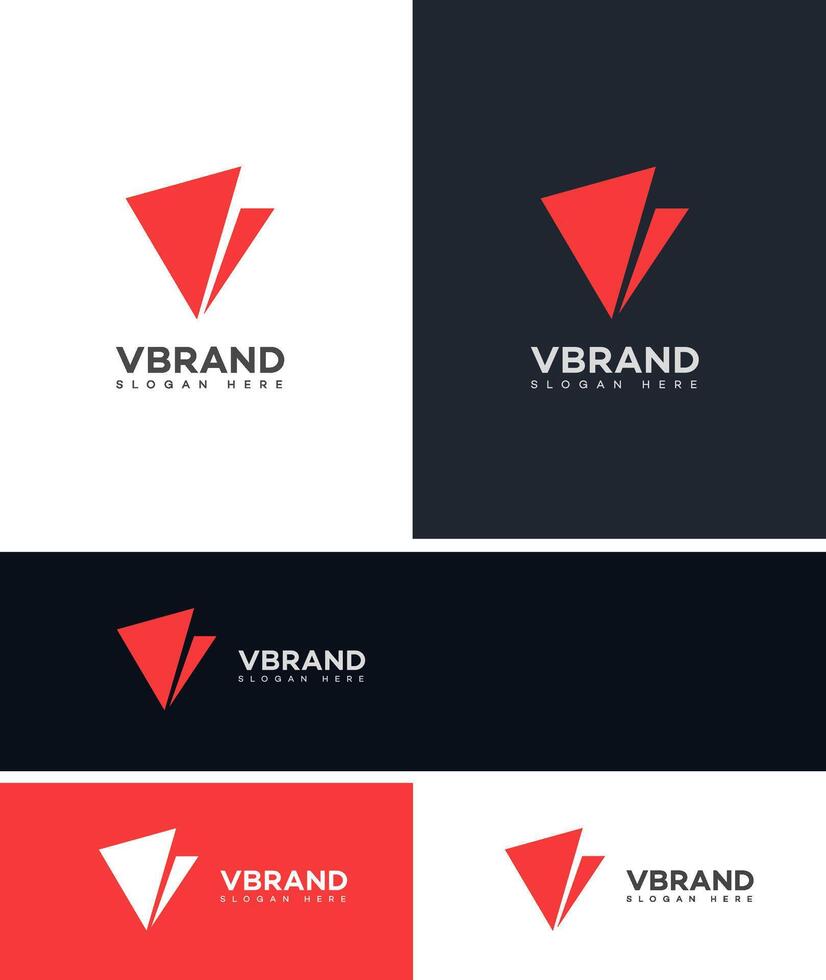 V Letter Logo Icon Brand Identity Sign Symbol Template vector