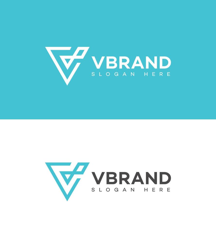 V Letter Logo Icon Brand Identity Sign Symbol Template vector