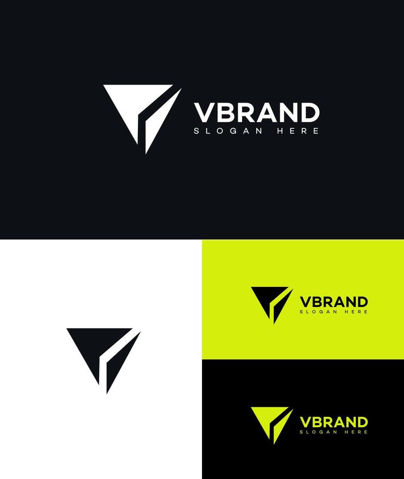 V Letter Logo Icon Brand Identity Sign Symbol Template vector