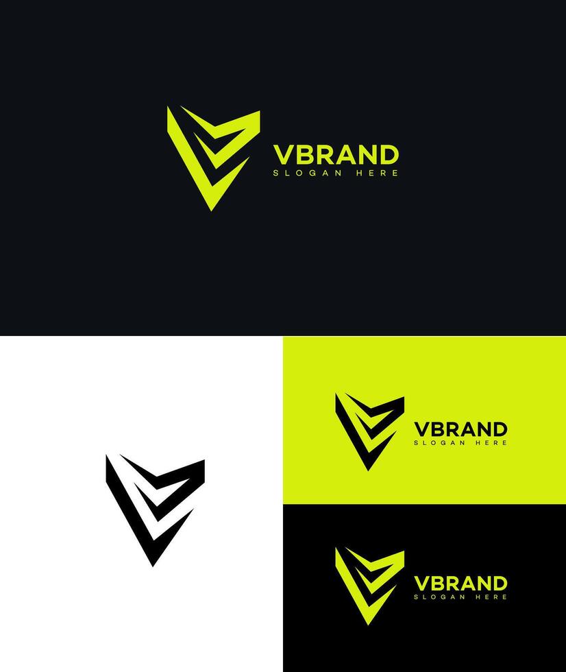 V Letter Logo Icon Brand Identity Sign Symbol Template vector