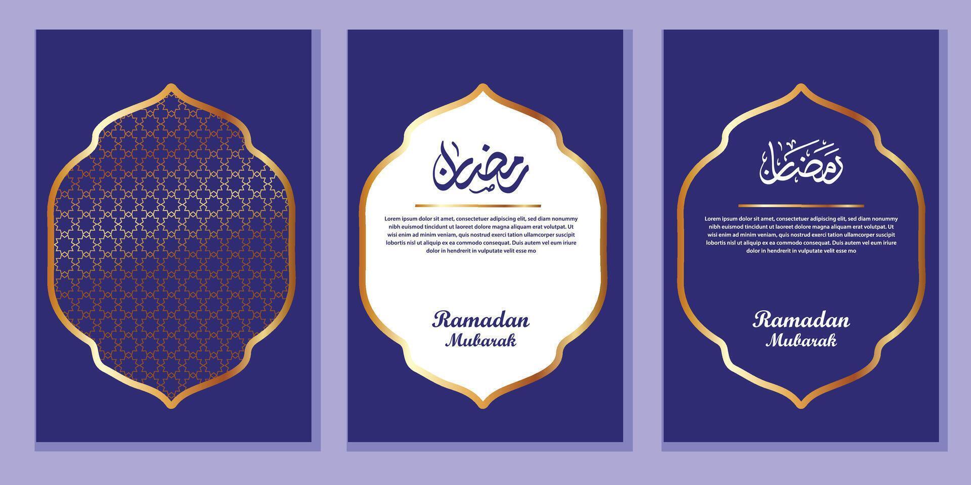 Ramadan Kareem Background, greeting banner Ramadan Islamic ornament background design template vector