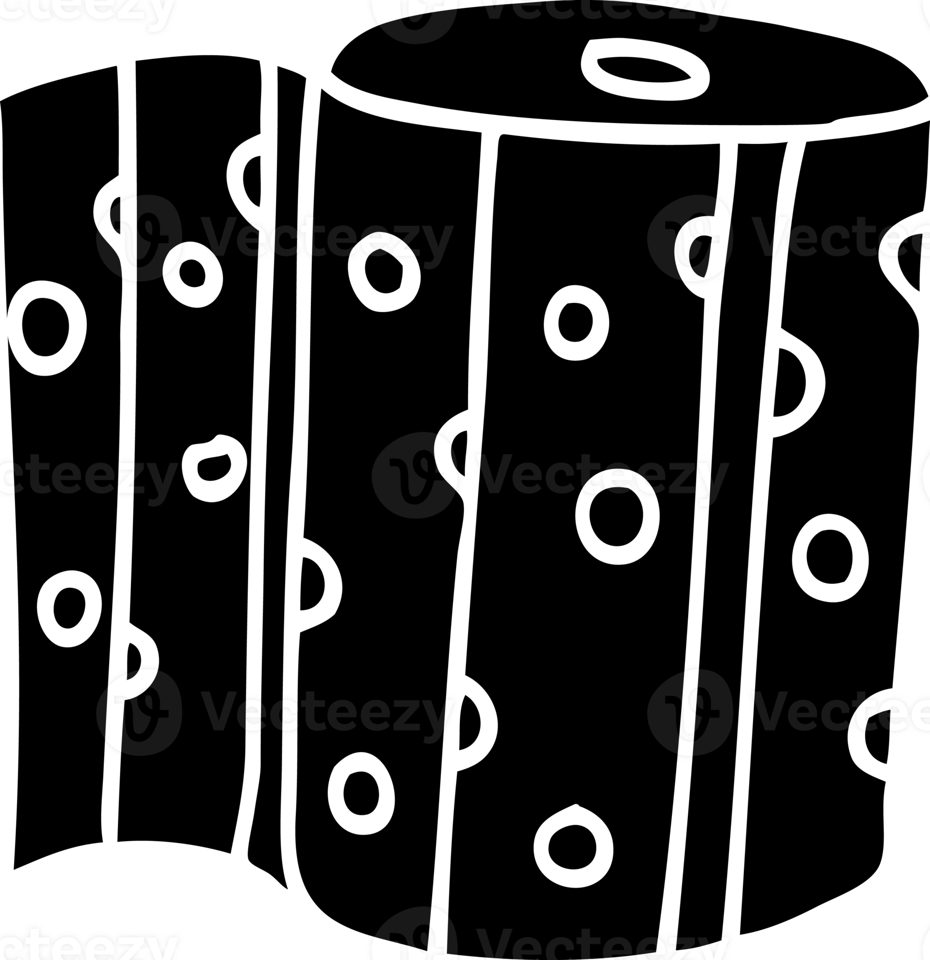 line drawing cartoon kitchen roll solid black icon 41049833 PNG