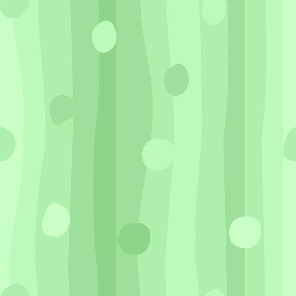 Wallpaper in green tones with vertical stripes and circles vector