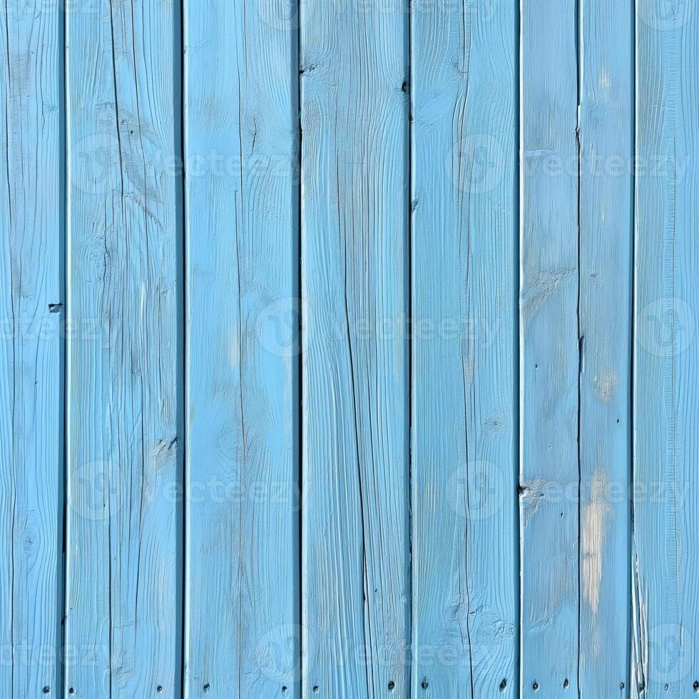 AI generated Texture of Wood blue panel for background. AI photo