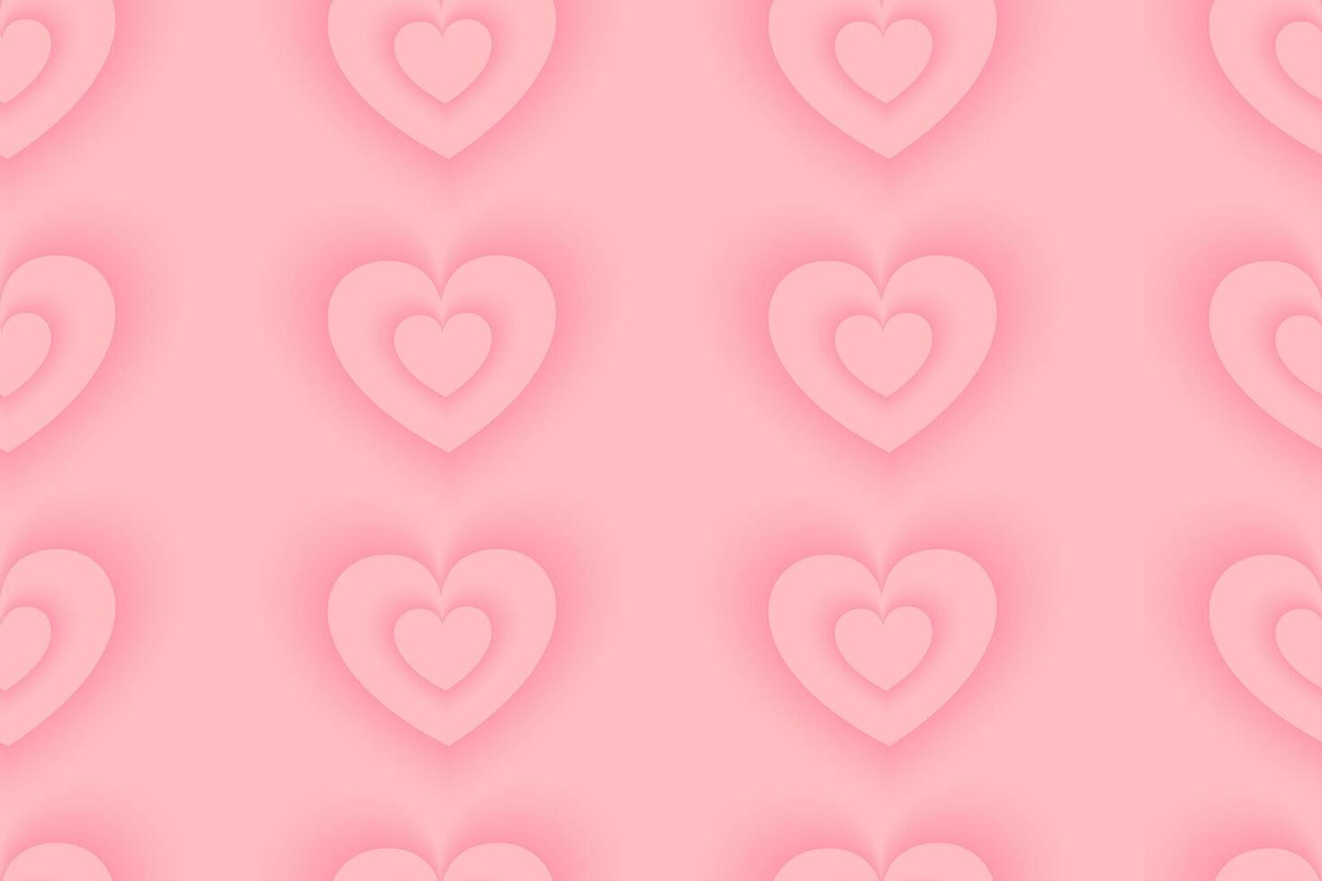 Pink seamless pattern with hearts. y2k background romantic for valentine's day. vector