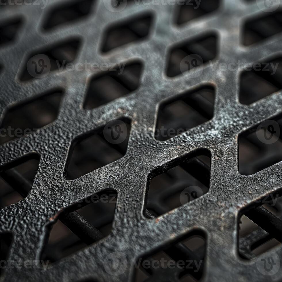 AI generated Metal net texture or background photo