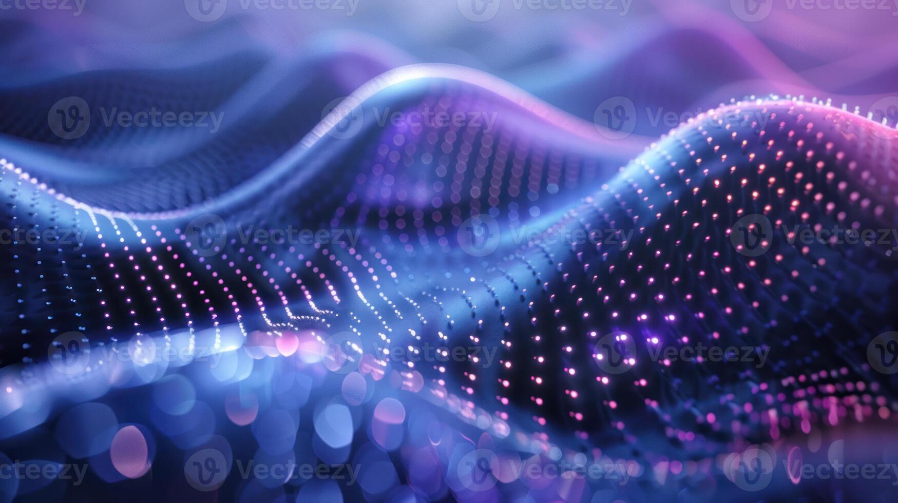 AI generated Abstract wave background, futuristic digital wave background photo