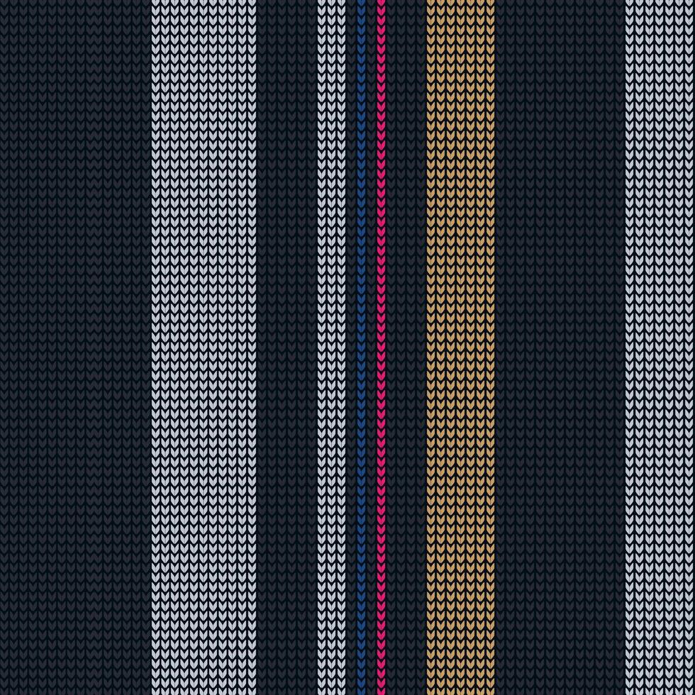 Seamless Knitted Pattern, Sweater Design, Blue knitting sweater pattern vector illustration design