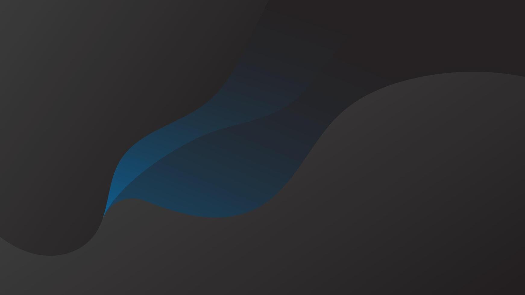 ABSTRACT DARK BACKGROUND WITH SHAPES GRADIENT BLUE SMOOTH LIQUID COLOR DESIGN VECTOR TEMPLATE GOOD FOR MODERN WEBSITE, WALLPAPER, COVER DESIGN