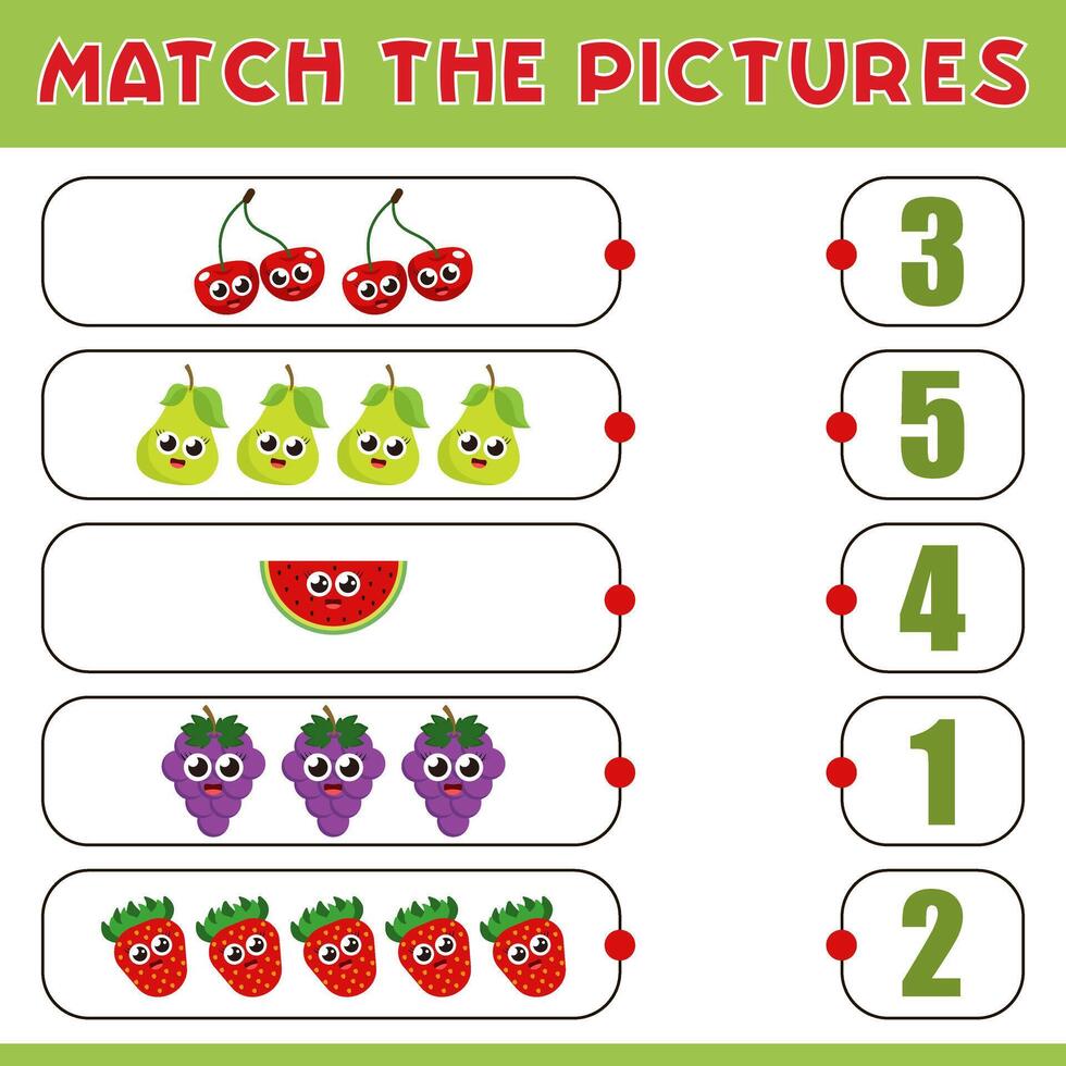 Count how many seeds are in a watermelon slice. Educational counting game for kids. vector