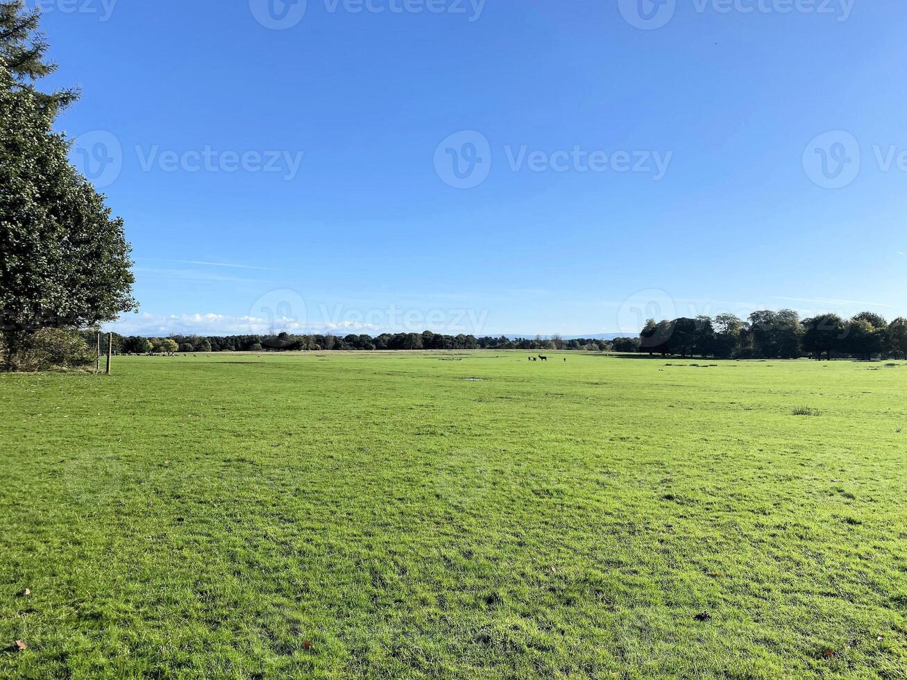 A view of the Cheshire Countryside near Knutsford on a sunny day in Autumn photo