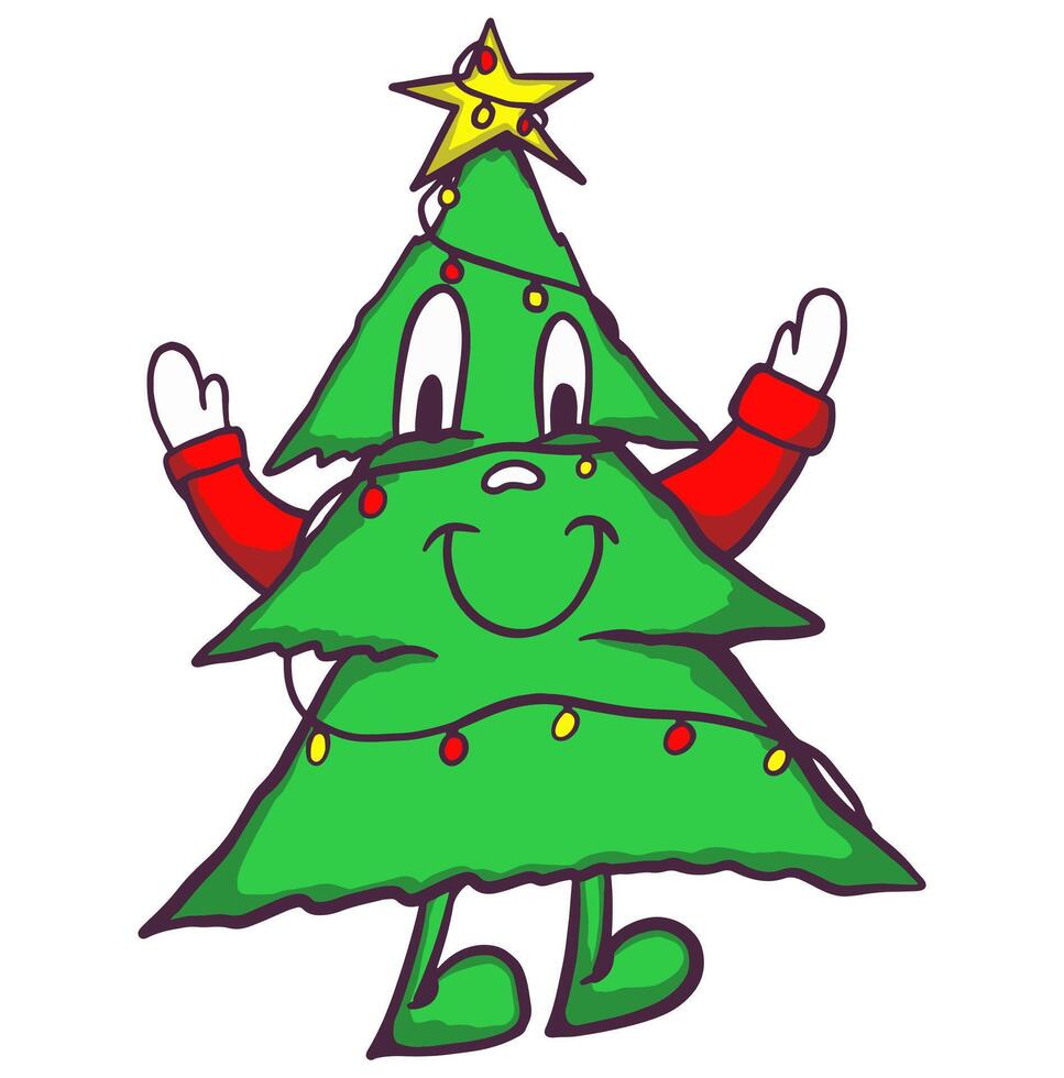 Christmas scharacter illustration vector
