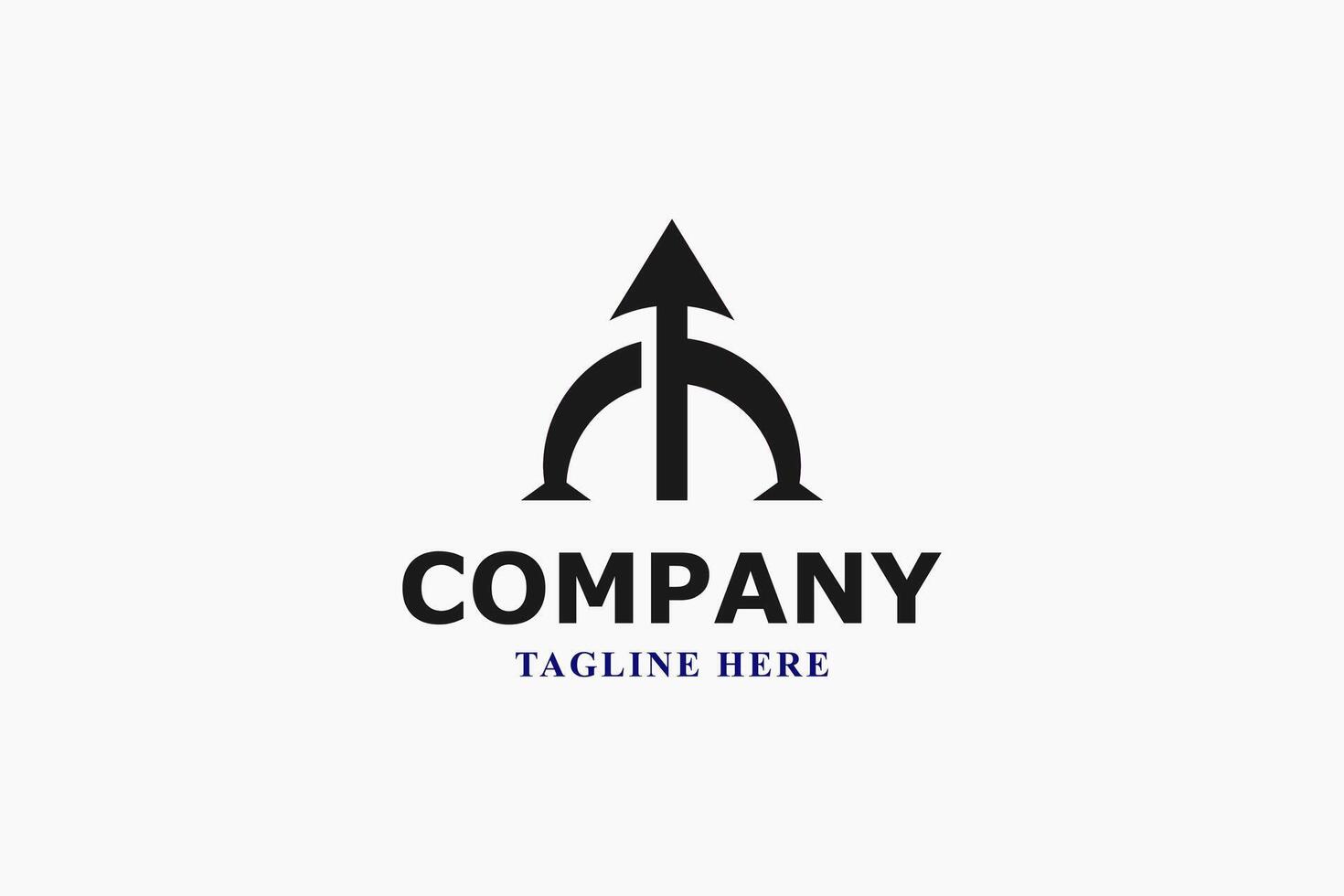 letter c e and arrow monogram modern logo vector