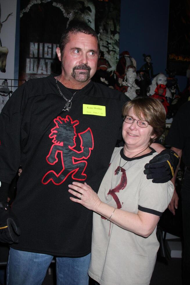 Kane Hodder   Sue Howison Signing of the new DVD release His Name Was Jason 30 Years of Friday the 13ths at Dark Delicacies Store in Burbank, CA on  February 3, 2009  2008 photo