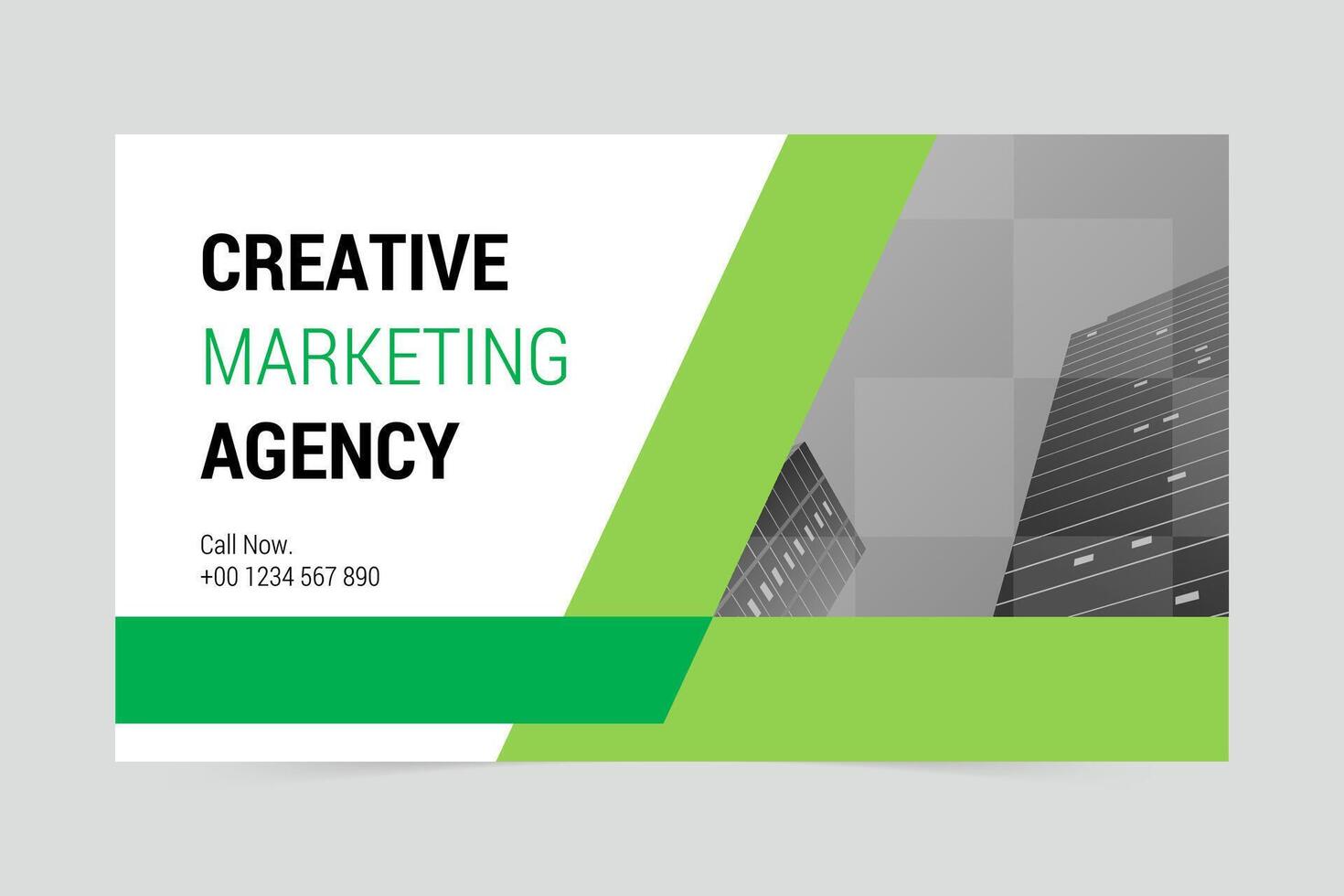 Green modern digital marketing agency social media cover template ...