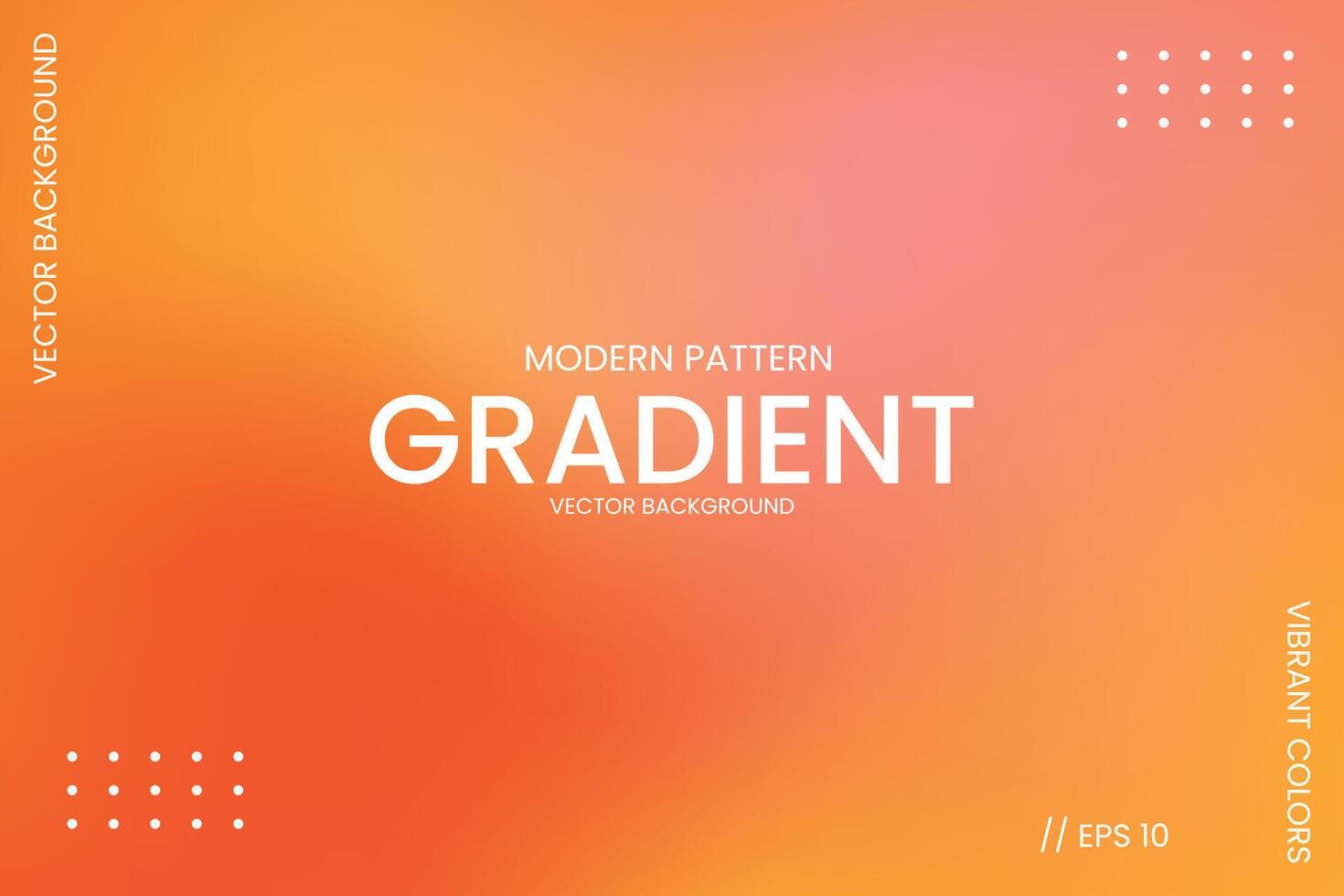 Modern Pattern Gradient Orange and Red vector