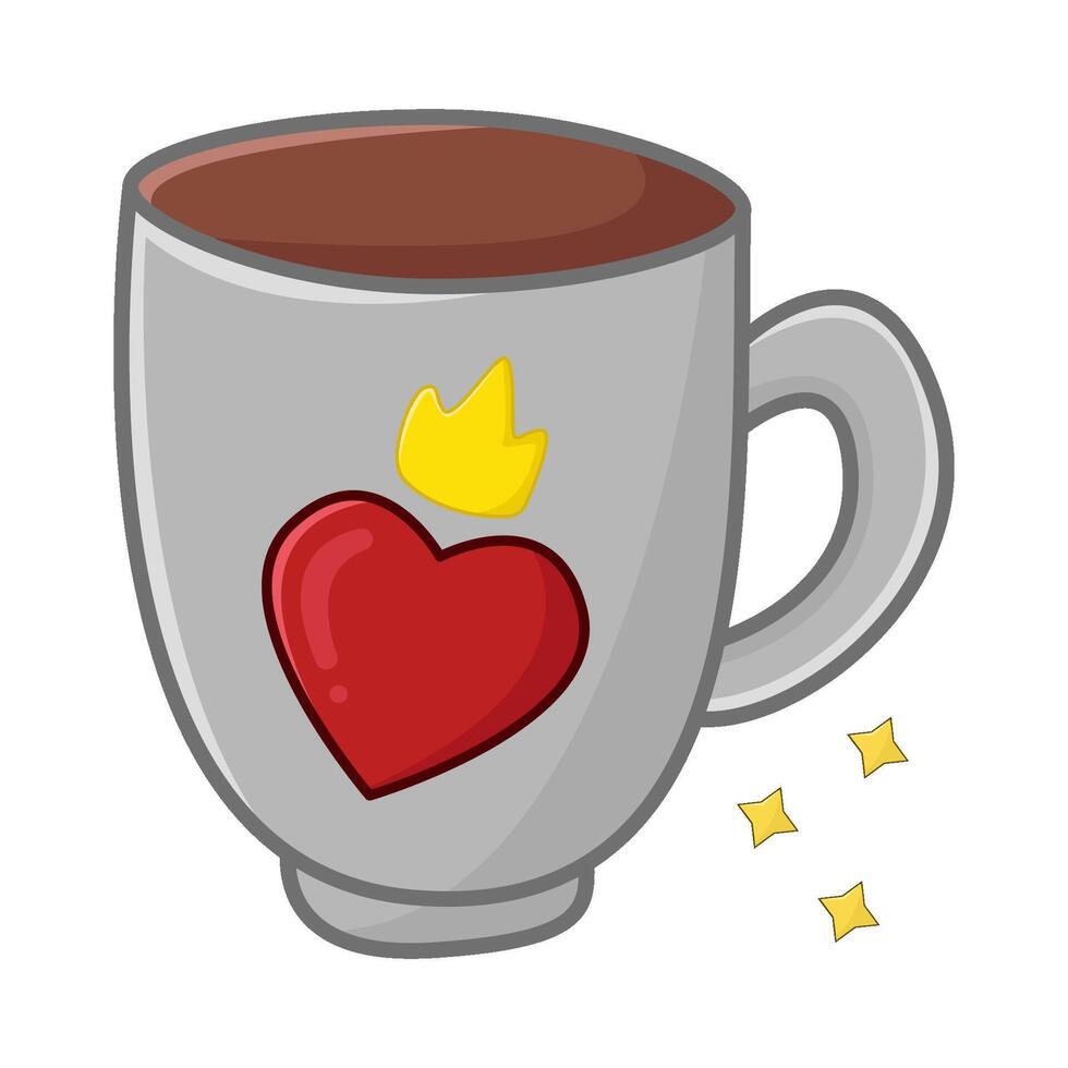 glass drink love illustration vector