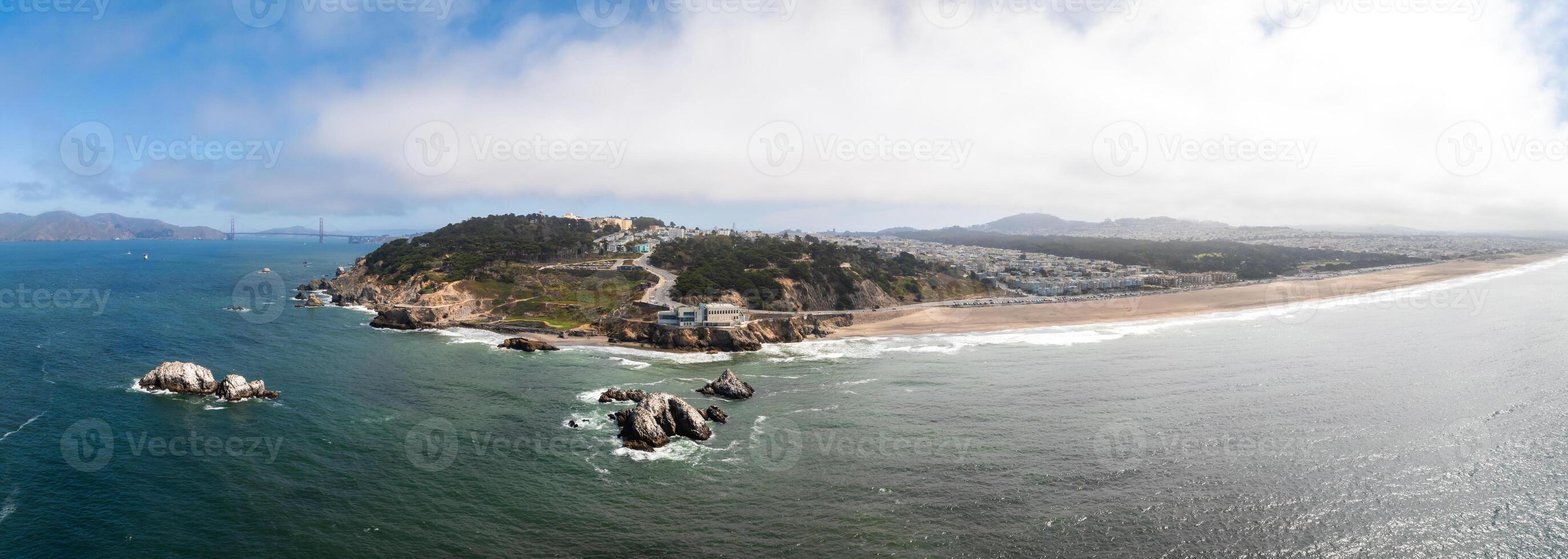 Where the sea meets the land in San Francisco. photo