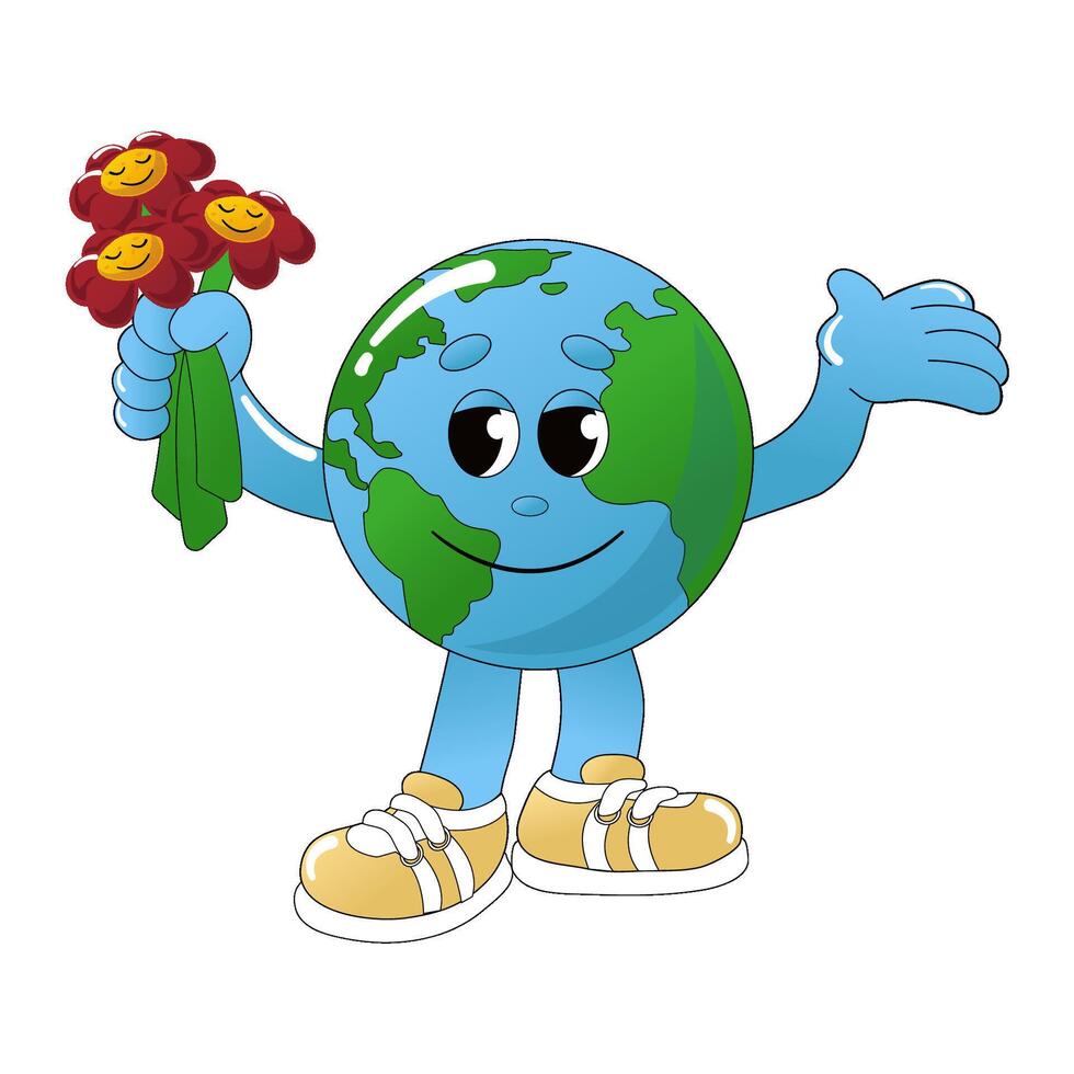 Earth Day. Protecting the environment. Caring for nature. Earth Day vector illustration