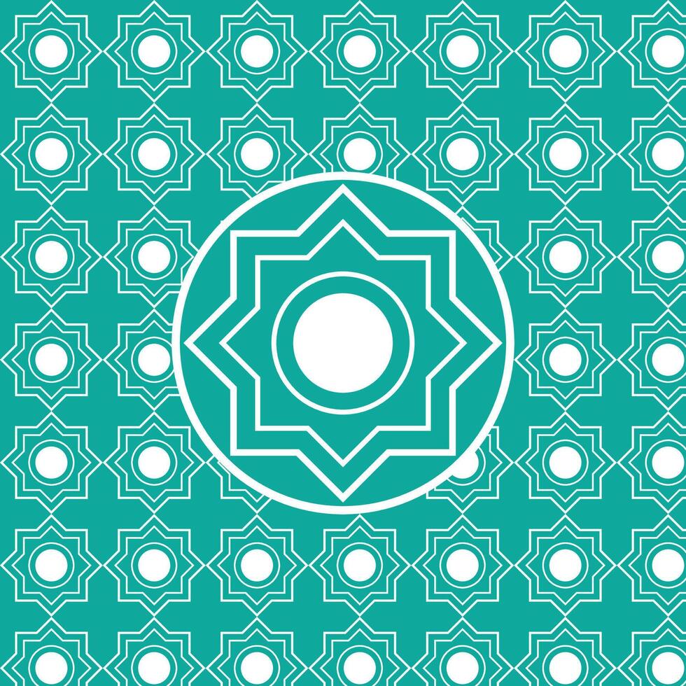 Tile Islamic Pattern Background vector