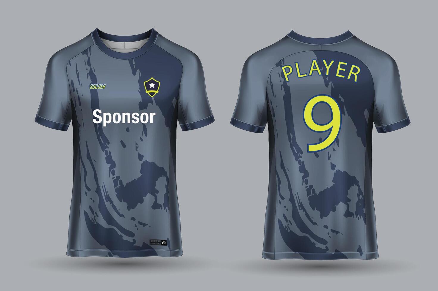 vector sports shirt design ready to print - football shirt for sublimation