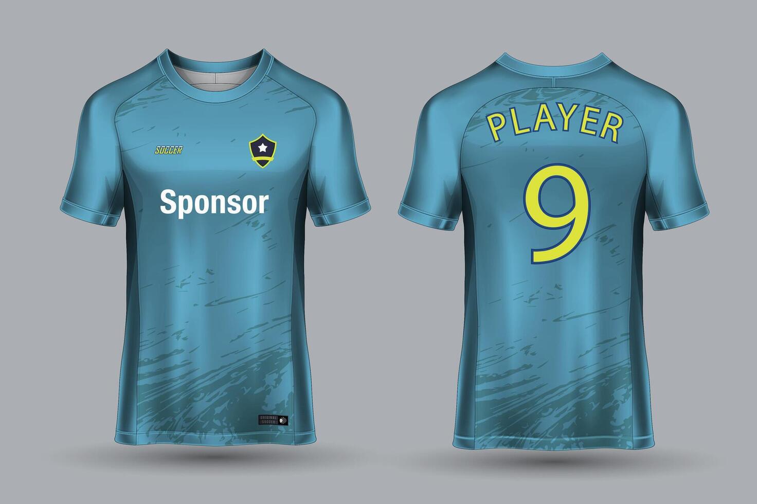 vector sports shirt design ready to print - football shirt for sublimation