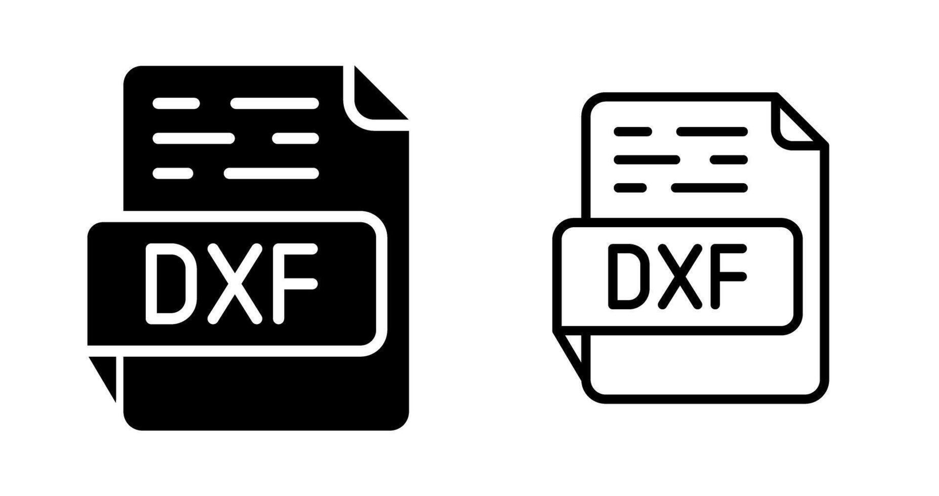 DXF Vector Icon