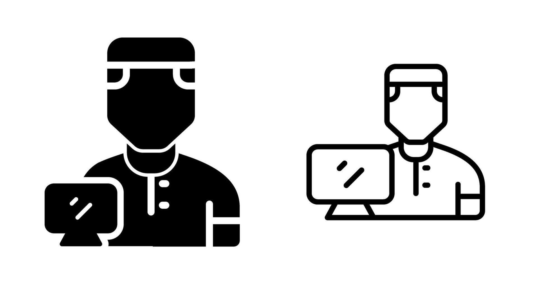 Working Man Vector Icon