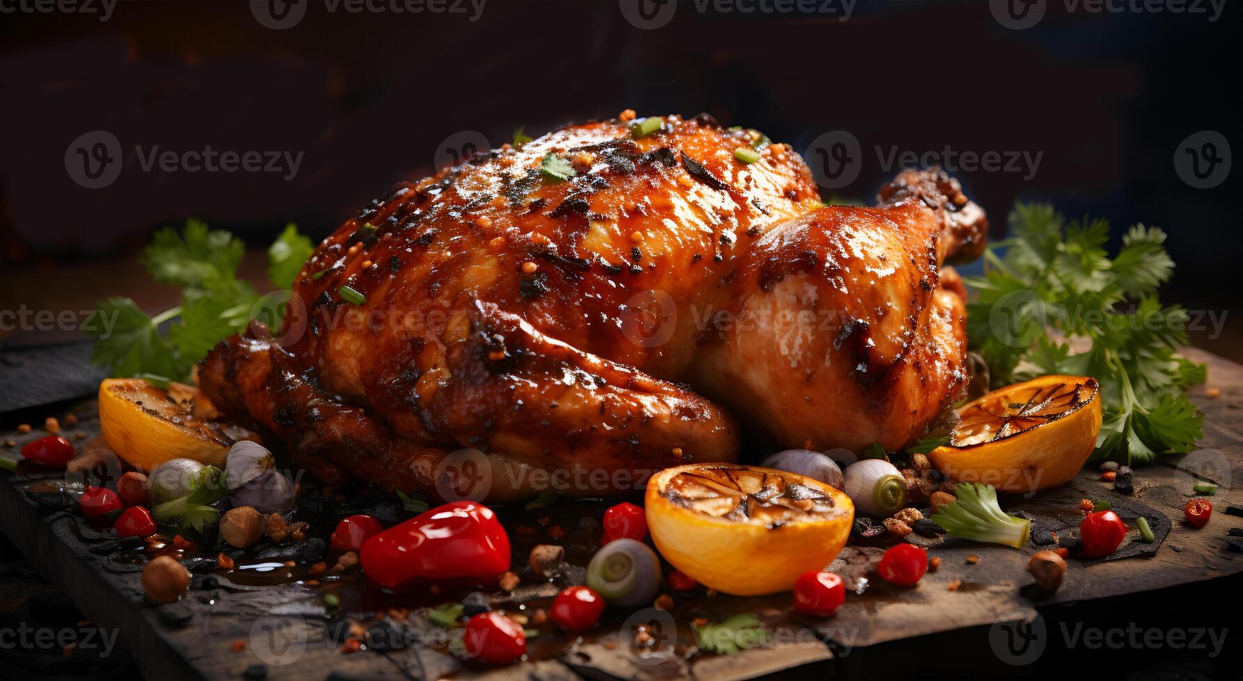 AI generated Delicious California Grilled Chicken Recipe Food photo