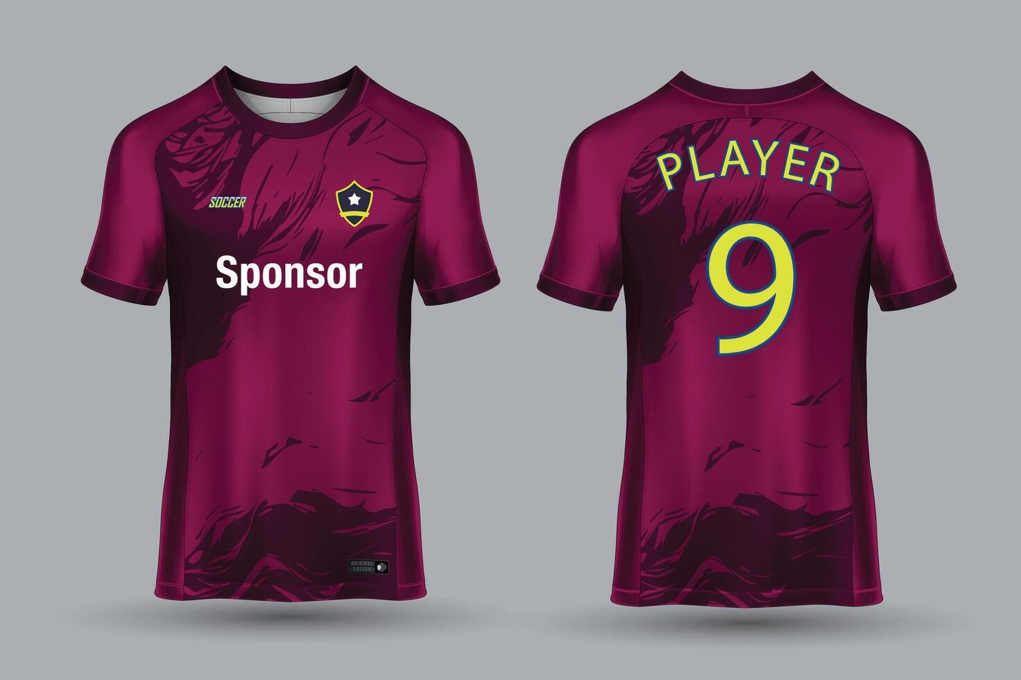 vector fútbol jersey diseño para sublimación, deporte t camisa diseño