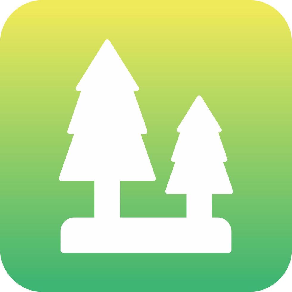 icono de vector de bosque