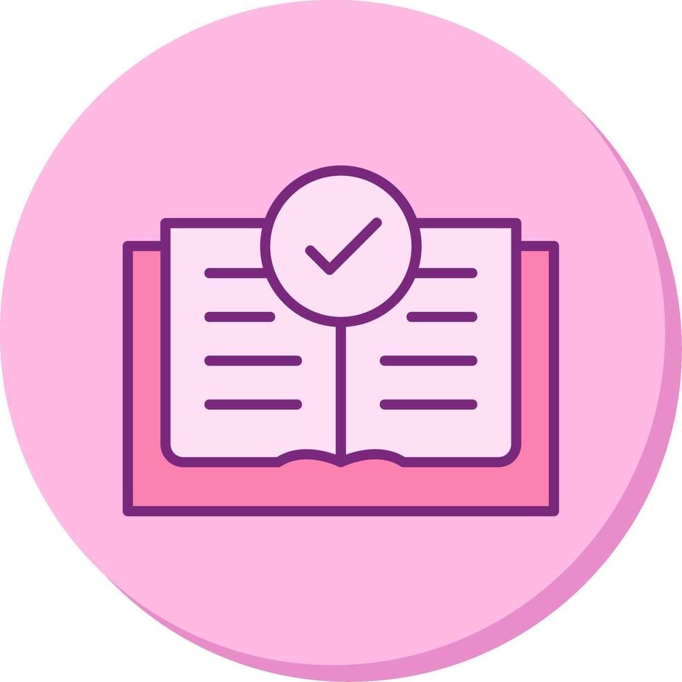 Open Book Vector Icon