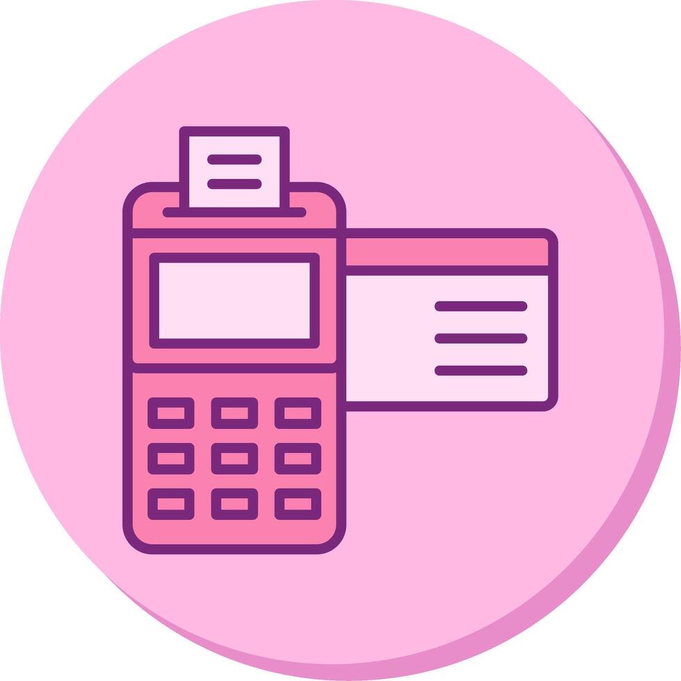 Credit Card Machine Vector Icon