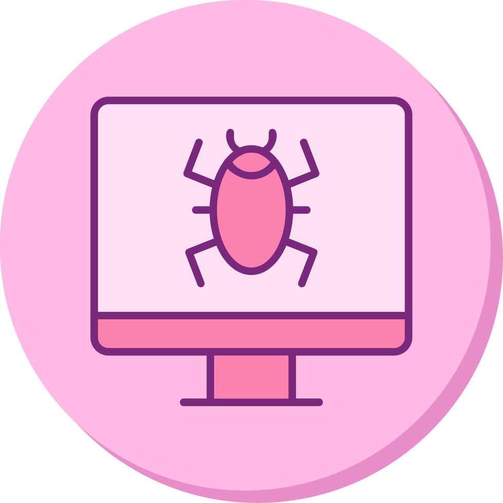 Computer Virus Vector Icon