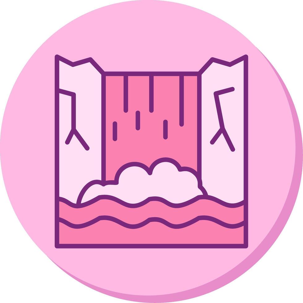 Waterfall Vector Icon