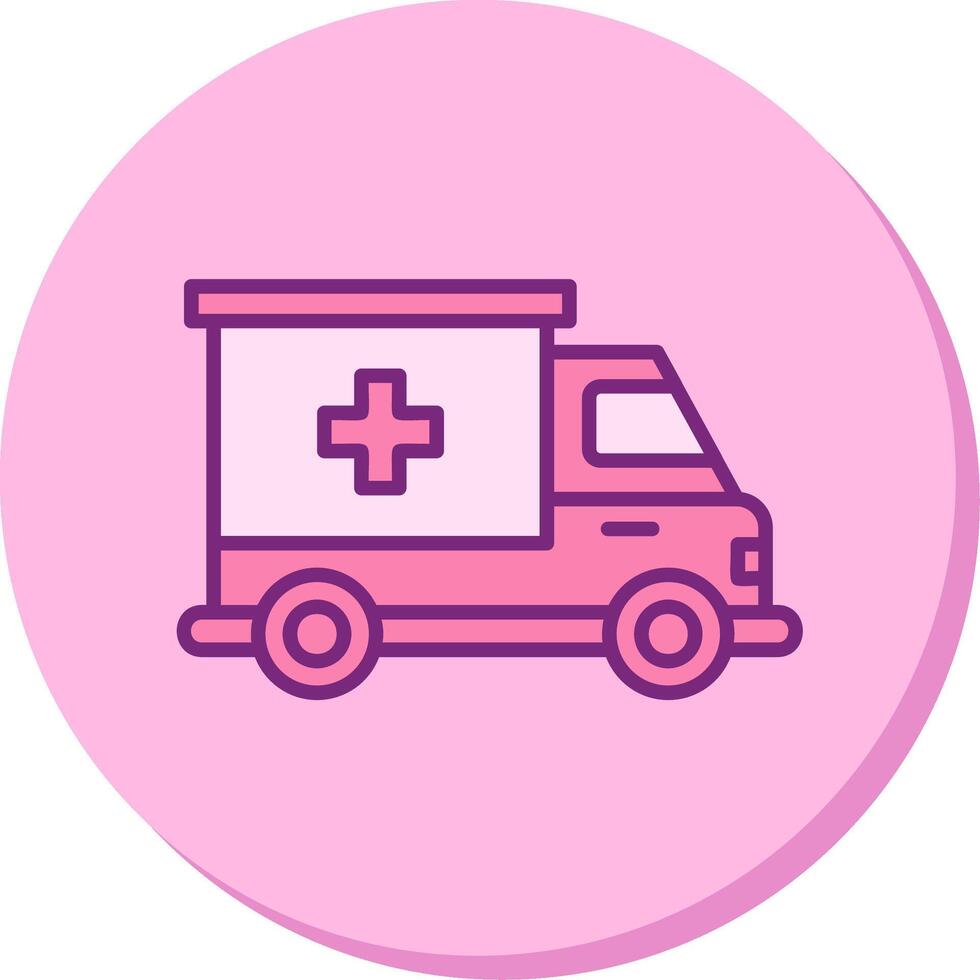 icono de vector de ambulancia