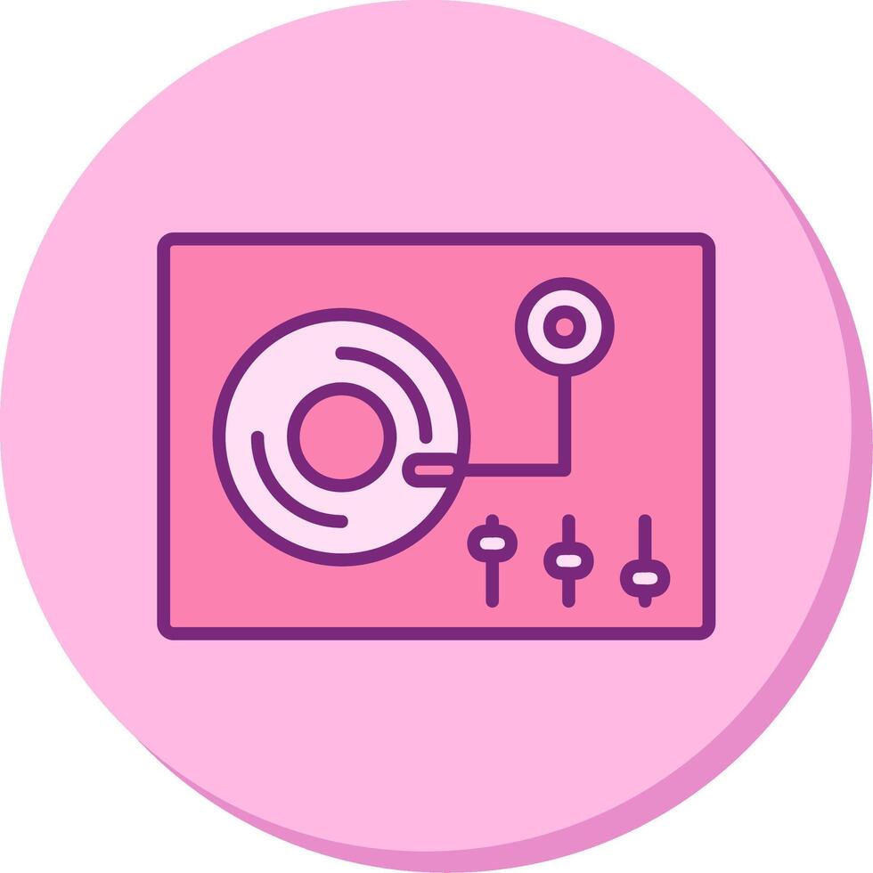 Turntable Vector Icon